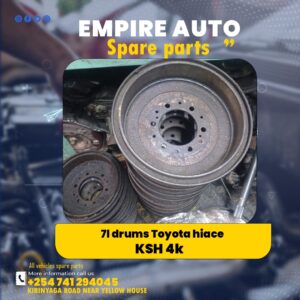 Toyota Hiace 7I Rear Brake Drums (Pair)